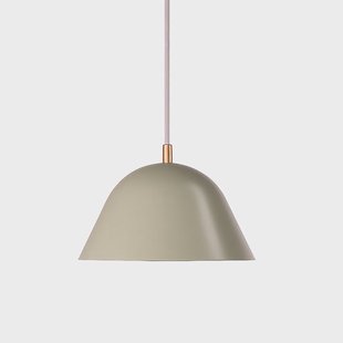 Örsjö Belysning Streck hanglamp large 19×36 cm Warmgrijs RAL 7032