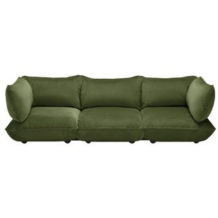 Fatboy Sumo 3-zits Bank Recycled Velvet Deep Green
