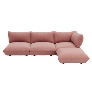 Fatboy Sumo Hoekbank Rechts Recycled Cord Soft Pink