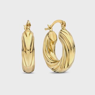 Isabel Bernard Rivoli Belle 14 karaat gouden oorringen voor dames