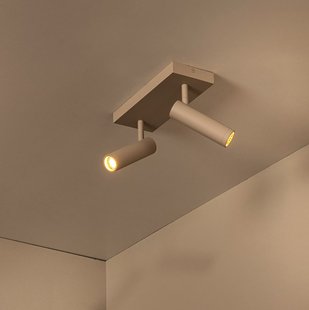 Lucide Grado - opbouwspot 2L - 25 x 10 x 23 cm - taupe