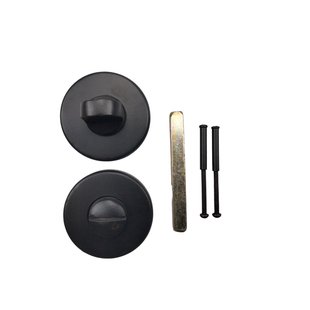 Wc Garnituur Aluminium Zwart