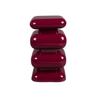 Dutchbone Stubby Bijzettafel Bordeauxrood