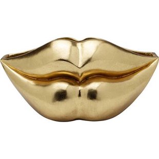 Kare Design Vaas - lippen - goud
