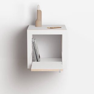 Fläpps Doos Nachtkastje 40x40x40 - Wit