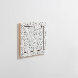 Fläpps plank 40x40-1 - Watercolor Dots door Kind of Style