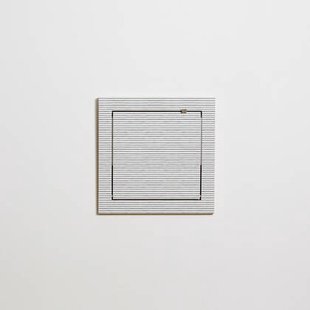 Fläpps plank 40x40-1 - Watercolor Stripes door Kind of Style