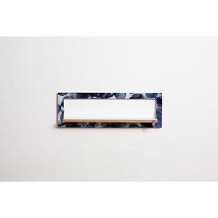 Fläpps plank 80x27-1 - Bubbles Indigo door Pattern Studio