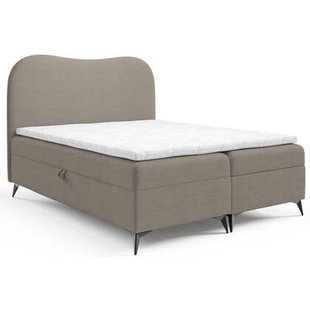 NADUVI Collection Boxspring Adler bouclé met opbergruimte 180 x 200 cm