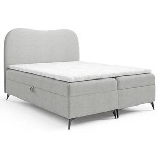 NADUVI Collection Boxspring Adler bouclé met opbergruimte 160 x 200 cm