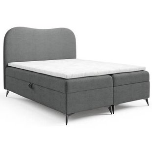 NADUVI Collection Boxspring Adler bouclé met opbergruimte 140 x 200 cm