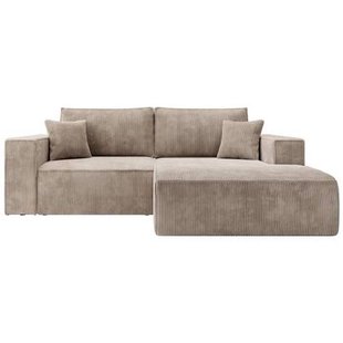 NADUVI Collection Hoekslaapbank Galine ribstof rechts