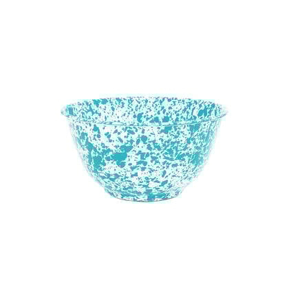 Crow Canyon Home Slakom Splatter Large, Turquoise