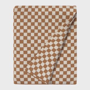 Lorena Canals Tiles Gebreide Plaid 80 x 100 cm - Toffee