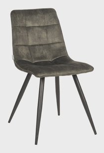 LABEL51 Eetkamerstoel 'Jelt' Velvet, kleur Groen