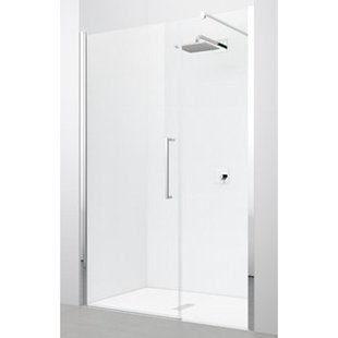 Novellini Young 2.0 GFL draaideur met vaste wand in lijn voor nis 117/121x200cm matchroom/helder y2gfl117-1b