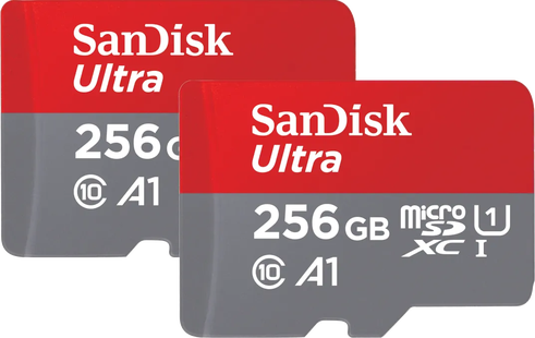 SanDisk MicroSDXC Ultra 256GB 120MB/s Duo Pack