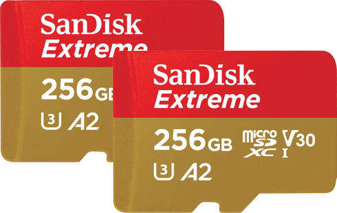 SanDisk MicroSDXC Extreme 256GB 130MB/s Duo Pack