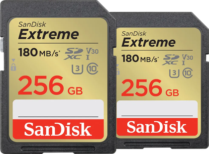 SanDisk SDXC Extreme 256GB 130MB/s DuoPack