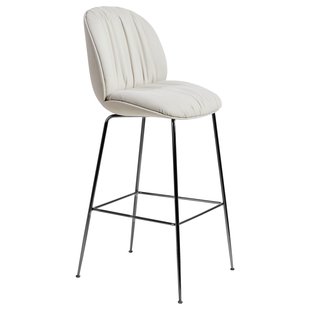 Gubi Beetle Barkruk 75cm Met Zwart Chroom Onderstel Reales GUBI