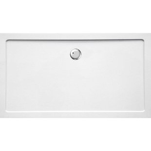 GO by Van Marcke Helion douchebak kunststofcomposiet 160x90x3.5cm rechthoek afvoer D90mm zonder potenstel wit AJSC1690S