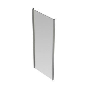 GO by Van Marcke Belo vaste wand 80x190cm 6mm easy clean glas profielen aluminium verchroomd regelbaar 76.5-79cm 230017