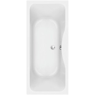 Nemo Start Monza inbouwbad duo 180x80x44mm 208L met potenstel wit acryl GA41801