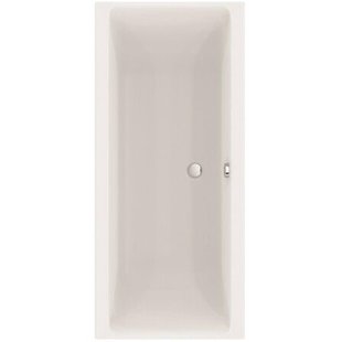 Go by Van Marcke Helsinki inbouwbad duo 180x80x46.5cm incl poten Acryl Mat Wit GA104V1