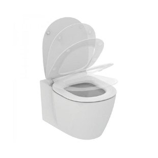 Ideal Standard Connect wandclosetpack diepspoel AquaBlade spoelrandloos 36.6x54.5cm met softclose zitting Wit K707401