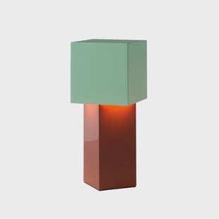 Pivot ATD7 draagbare tafellamp Rusty Mint &Tradition - Woonkamer - Designer - Metaal - Met lampenkap