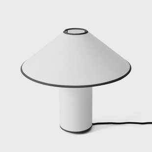 Colette ATD6 tafellamp wit/zwart &Tradition - Woonkamer - Designer - Stof - Met lampenkap