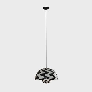 &Tradition - Flowerpot VP2 hanglamp zwart/wit