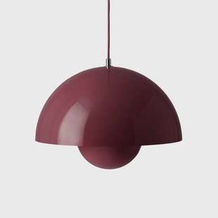 Flowerpot VP7 hanglamp, Ø37 cm, DARK Plum – &amp;Tradition &Tradition - Woonkamer - Designer - Metaal - 1 lamp