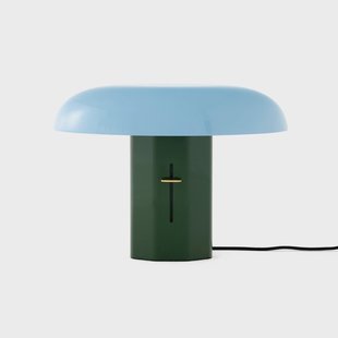 Montera JH42 tafellamp Forest/Sky &Tradition - Woonkamer - Designer - Aluminium - Met lampenkap