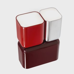 Tabata LN10 wandlamp, bordeauxrood/vermiljoenrood &Tradition - Woonkamer - Designer - Aluminium - Meerdere lampen