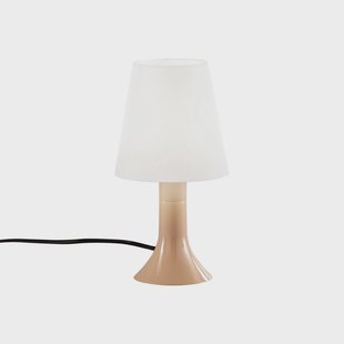 Luce Ambiente Design Tafellamp BINGO Lumetto, modderkleurig/wit, hoogte 24,5 cm