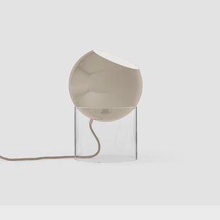 Topan VP13 tafellamp grijs-beige E27 &Tradition - Woonkamer - Designer - Aluminium - 1 lamp