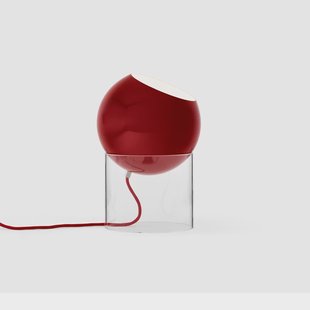 Topan VP13 tafellamp vermiljoenrood E27 &Tradition - Woonkamer - Designer - Aluminium - 1 lamp