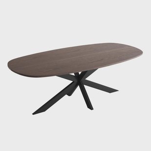 Tower Living Deens Ovale Eettafel 'San Marino' Eiken, 240 x 110cm