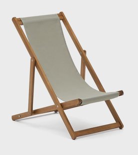 Kave Home Kinder Strandstoel 'Adredna' Acaciahout, kleur Groen