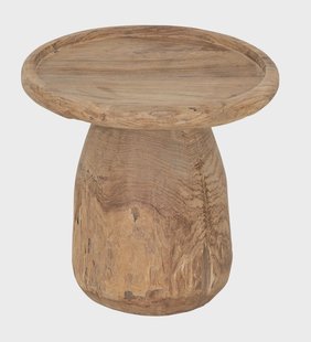 MUST Living Bijzettafel 'Tambora' Teakhout, Ø50cm