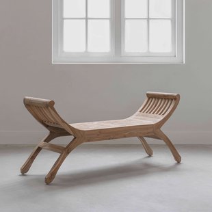 MUST Living Eetkamerbank 'Cleopatra' Teakhout, 105cm