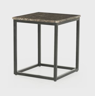 Eleonora Vierkante Bijzettafel 'Rico' Marmer, 38 x 38cm