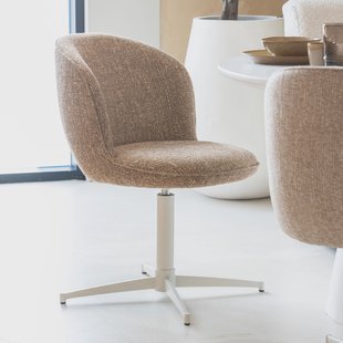 Eleonora Draaibare Eetkamerstoel 'Molly' kleur Mosterd