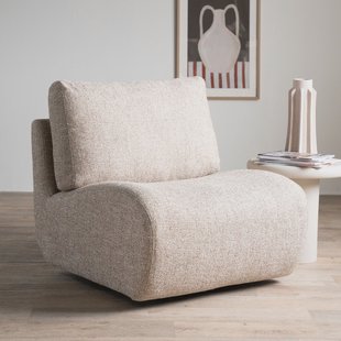 Eleonora Draaifauteuil 'Lucia' kleur Taupe