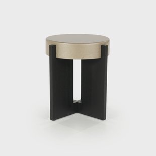 Eleonora Ronde Bijzettafel 'Juliet' 40cm, kleur Beige