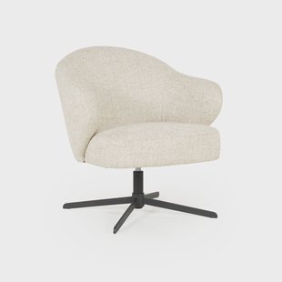 Eleonora Draaifauteuil 'Connor' kleur Beige