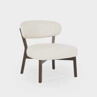 Eleonora Fauteuil 'Mikky' kleur Beige/Bruin