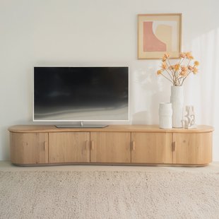 Eleonora TV-meubel 'Josh' Eiken, 240cm, kleur Naturel