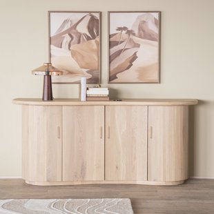 Eleonora Dressoir 'Josh' Eiken, 180cm, kleur Naturel